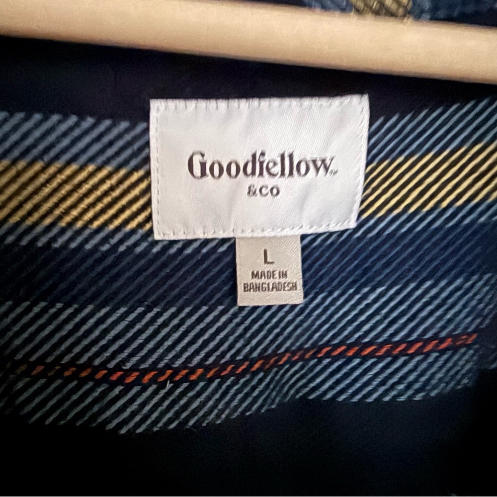 Goodfellow & Co Multicolor Striped Shacket - Picture 3 of 4